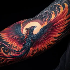 male rebirth phoenix tattoo 59