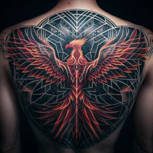 male rebirth phoenix tattoo 63
