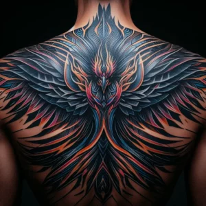 male rebirth phoenix tattoo 68