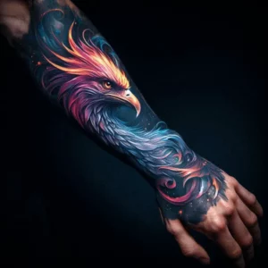 male rebirth phoenix tattoo 77