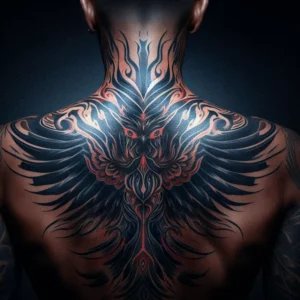male rebirth phoenix tattoo 79