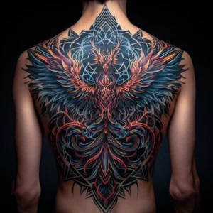 male rebirth phoenix tattoo 80