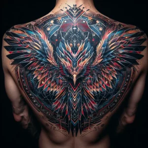 male rebirth phoenix tattoo 9