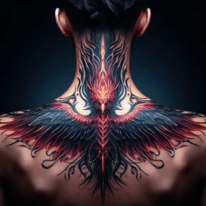 male rebirth phoenix tattoo 91