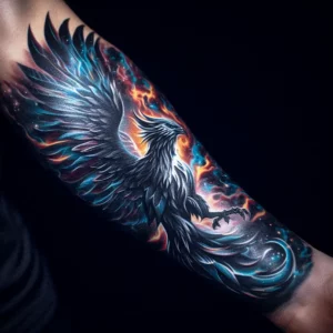 male rebirth phoenix tattoo 92