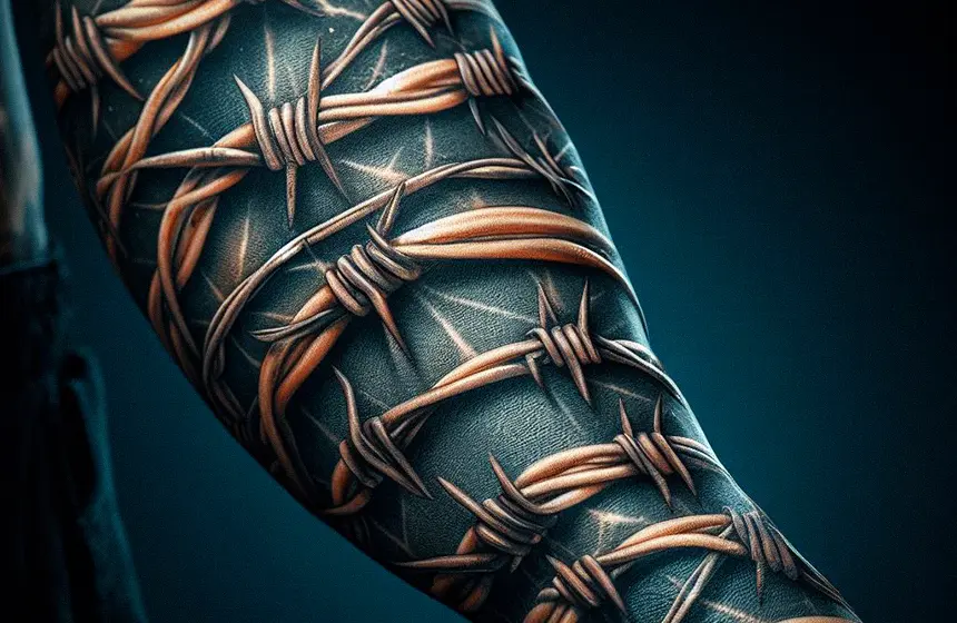 Barbed Wire Tattoo Meaning 2