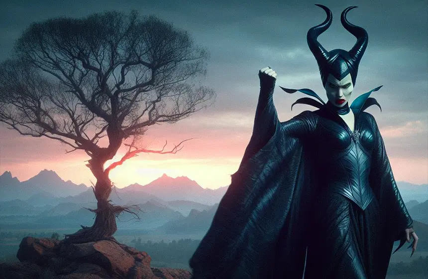 Maleficent showing her Female Strength