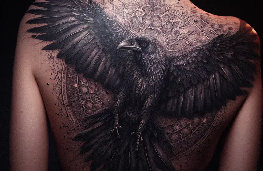 Raven Tattoo 2